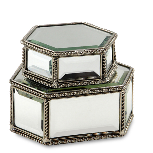 Coolbang customized luxurious crystal handles floor mirror jewelry box