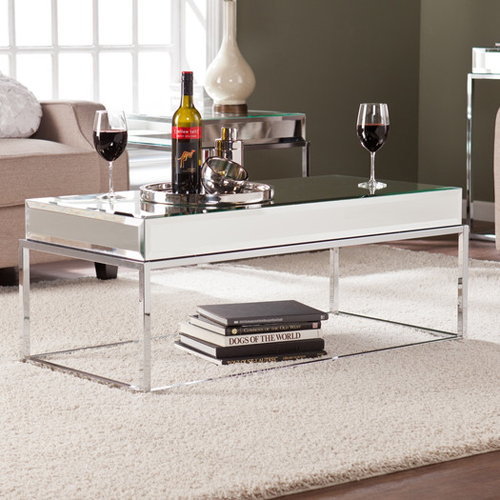 coffee table,mirrored furniture,mirrored coffee table,mirrored living