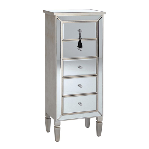 Mirrored Chest of Drawers, Mirrored Storage