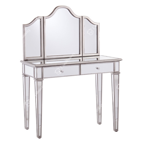 Mirrored Dressing Table, Mirrored Dresser for bedrooms