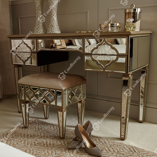 Mirrored Dressing Table, Mirrored Dresser for bedrooms