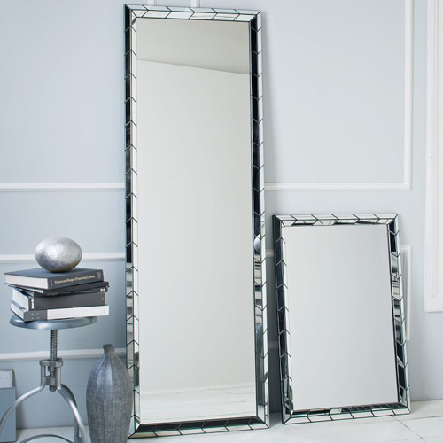 Coolbang CBFA137 decor modern frameless beveled fulllength mirror
