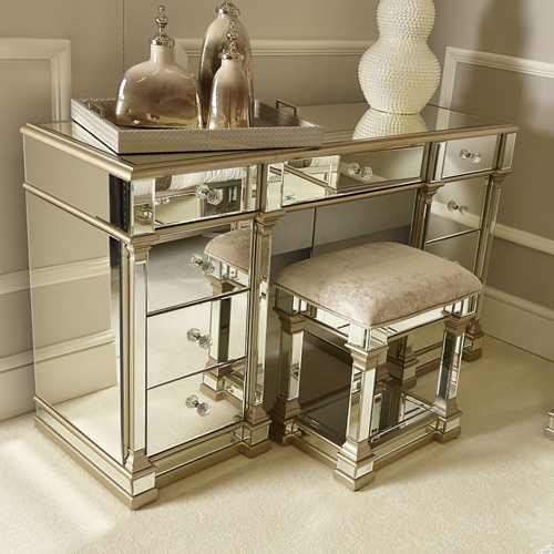 Mirrored Dressing Table, Mirrored Dresser for bedrooms