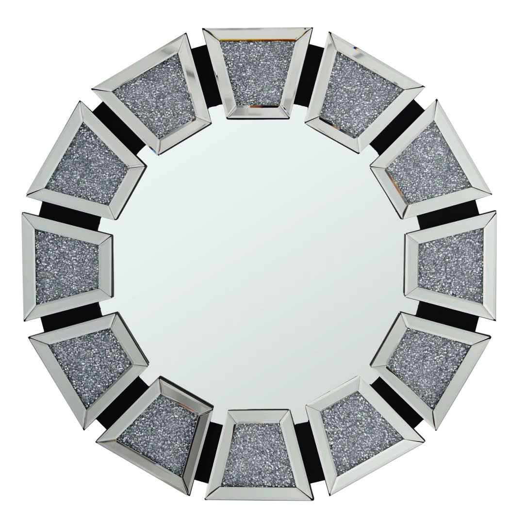 Factory Wholesale Modern Home Crushed Diamond Wall Mirror