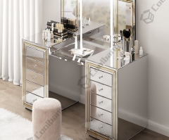 Modern Bedroom Furniture Mirrored Dressing Table